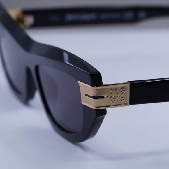 Palm Angels PERI10E CLAIRE 1007 Cat Eye Sunglasses - Black/Dark Grey - Picture 3 of 9